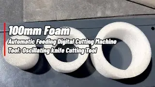 100mm Foam cutter with oscillating knife ((Custom-made heightened crossbeam for Romanian client))