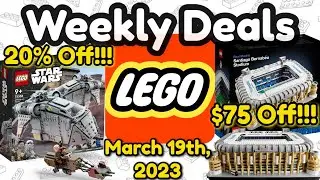 Weekly LEGO Deals!! Some Newer Sets are 20% off at Target! $75 Off LEGO Real Madrid Stadium!!