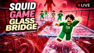 Roblox Squid Game Glass Bridge | One Wrong Step = Game Over! 💀