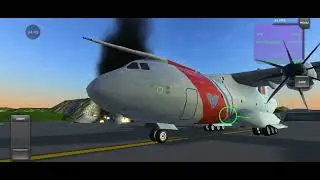 Playing turbo prop flight sim