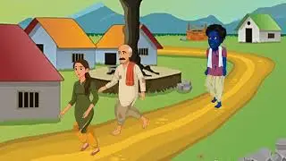 Village cartoon video background and music। Copyright free cartoon animation