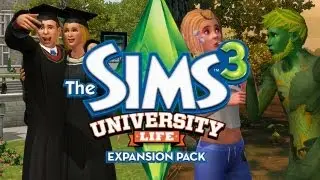 The Sims 3 University Life - Hair, Clothing, & Objects!