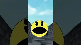 Pacman goes to the toilet #pacman #animation #2d