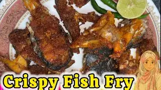 Andhra Style Crispy Fish Fry | Spicy & Crunchy Fish Fry Recipe | Fish Fry Recipe by Hamshavlogs 