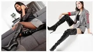 🆕Dreaming collection of high heel leather#thighhighboots of #2021//#leather fantasy fashion