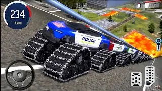 Juegos De Carros - Police Monster Truck Impossilbe Driver #11- US Car Stunts Racing Android Gameplay