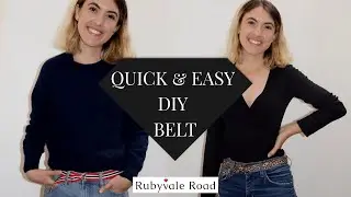 DIY BELT - EASY D-RING STYLE | RUBYVALE ROAD