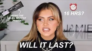 WILL IT LAST 16 HOURS? LONG LASTING MAKEUP TUTORIAL & WEAR TEST | JAMIE GENEVIEVE