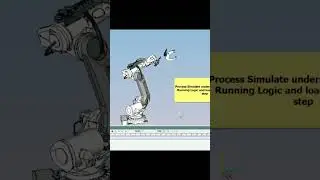 Process Simulate ABB Home Pose Running #tecnomatix #siemensplm #abbrobotics