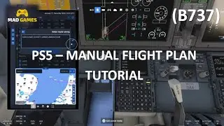 Microsoft Flight Simulator 2024 PS5 - MANUAL FLIGHT PLAN TUTORIAL