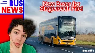 New Buses & Coaches for Stagecoach Fife Routes & Scottish Citylink Service 900 • Bus News EP44