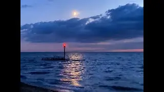 moonlight on the beach- Norfolk Coast B&B Cottages & Camping