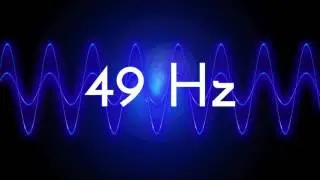 49 Hz clean pure sine wave BASS TEST TONE frequency