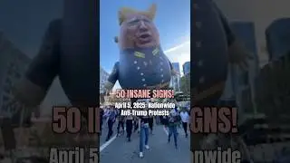 50 INSANE Anti-Trump Protest Signs