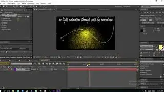 cks AFTER EFFECTS LIGHT ANIMATION THROUGH PATH BY SURENDRAN