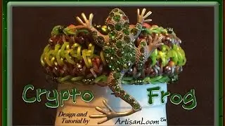 Rainbow Loom Band Crypto Frog Bracelet Tutorial/How To