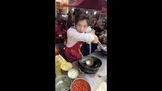 🔴 LIVE: Young Chinese Chef Stir-Frying Rice Noodles | Street Food POV in Action China