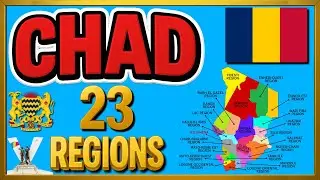 Chad Map Explained 🇹🇩 | 23 Regions of Chad