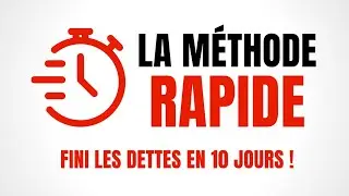 ⚡ La m&eacute;thode RAPIDE pour rembourser ses dettes en un temps record ⏱️