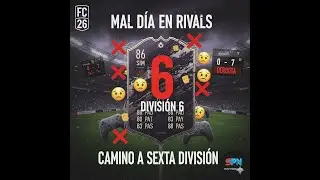 Hoy no fue mi dia enFc26/Camino a división 6🏆/