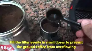 Easy Steps how to make cappuccino with Delonghi EC9