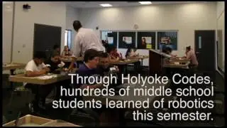 Watch a Lego robotics car drive itself at the Massachusetts Green High Performance Computer Center