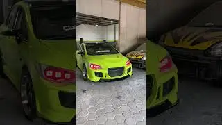 #lime green wrap for civic