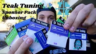 Teak Tuning Sponsor Pack Unboxing & Sesh with Friends!
