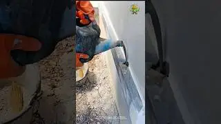 Quick Cement Injection Technique: Fill Wall Holes in Seconds