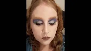 LIGHT PURPLE FADE TO NAVY BLUE WITH WHITE TO GREY CUT CREASE EYESHADOW LOOK
