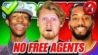NO FREE AGENTS Rebuild Challenge! NBA 2K21