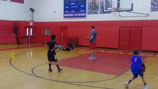 Basketball Practice 10 years old 9/24/2017