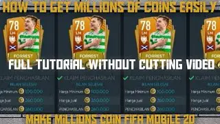 FLIPPING FIFA MOBILE  | MAKE MILLIONS COINS EASILY | TRADING | MARKET MANIPULATION |FIFA MOBILE