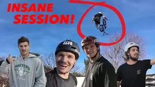 Insane BIG AIR Session at Elia Benetton&rsquo;s Rampature! Italy 🇮🇹