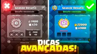 Essas DICAS VÃO fazer o GRANDE DESAFIO parecer FÁCIL no CLASH ROYALE 👑