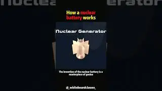 Nuclear Battery #youtubeshorts #nuclearbattery #educationalvideo #education