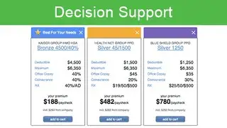 BenefitCompare Feature - Decision Support