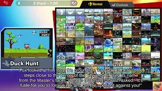 Tech Mii Swordfighter holding Poison Mushroom 🕊 below Edgehogging Green Greens _ Game Cube🧞&zwj;♂️