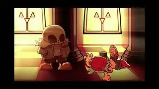 fnf indie cross week sans only cutscene