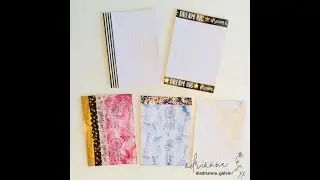 Embossing, Chalk Stamps & Washi Tape - #6 HABH Charity Card Project