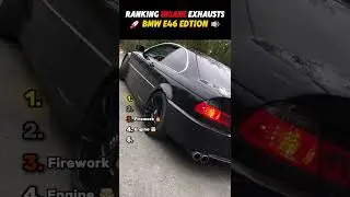 Top 5 INSANE Exhausts! E46 Edition 🔊🤯