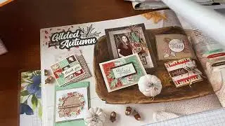 Gilded Autumn Suite-Card with Gift Card Holder