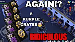 5 MOST EXPENSIVE PURPLE CRATES OPENING AGAIN LDOE (last day on earth)