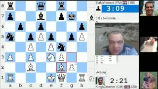 LIVE Blitz #3588 (Speed) Chess Game: White vs ZiaMahmood in Nimzo-Indian: S&auml;misch variation