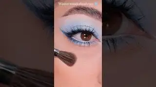 Winter Eye Makeup That Feels Cold & Magical ❄️✨