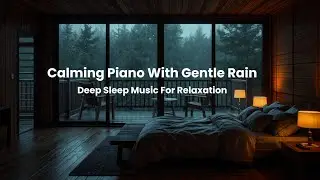 Calming Piano with Gentle Rain | Deep Sleep Music for Relaxation and Emotional Healing