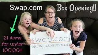 Swap.com $100.00 Box Opening | Online Consignment Clothing Haul 21 items under 100.00