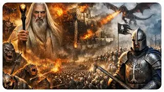 WHAT IF SARUMAN CONQUERED GONDOR? 1,000,000 Soldiers of Gondor vs 800,000 Orcs, Trolls & Dragons