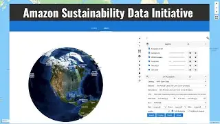 MapLibre Tutorial 20: Visualize Geospatial Data from the Amazon Sustainability Data Initiative