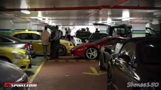 Gumball 3000 2011 Garage Tour; One-77, Veyron, 599GTO x2, LP670-4SV and more!
